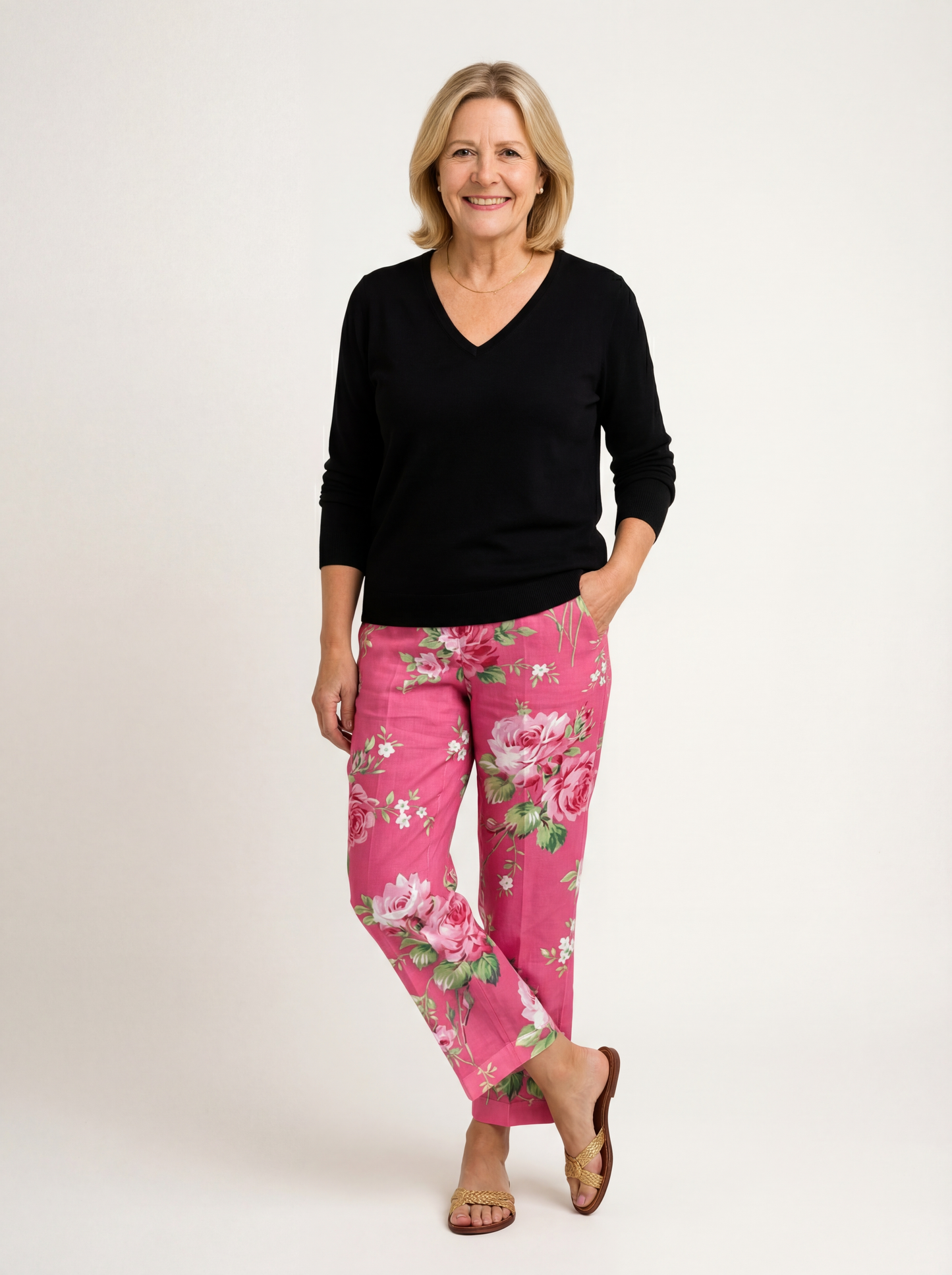 Lilah | Floral Casual Pants
