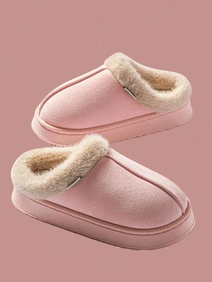 Women's Bootie | Fluffy Khaki Slippers