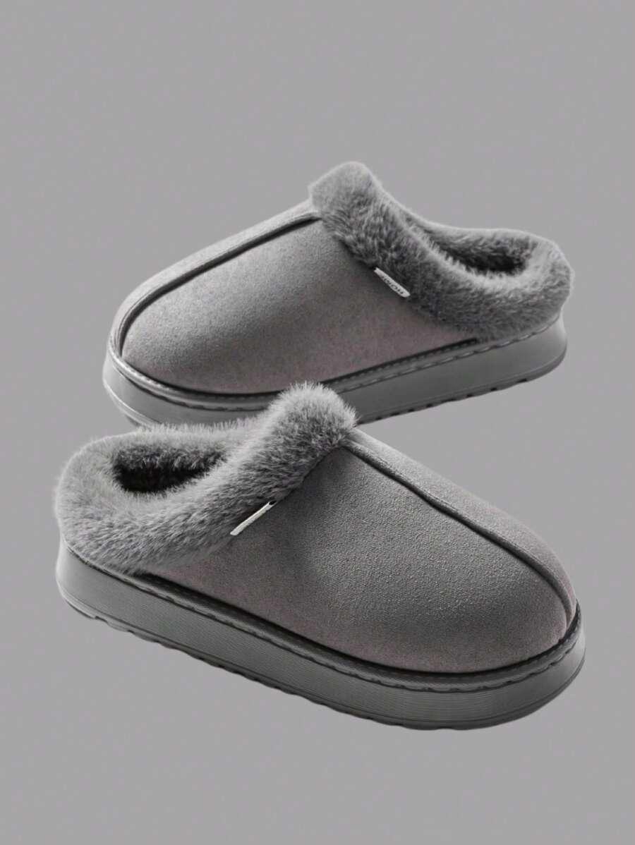 Women's Bootie | Fluffy Khaki Slippers