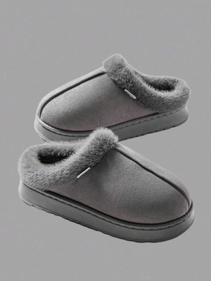Women's Bootie | Fluffy Khaki Slippers