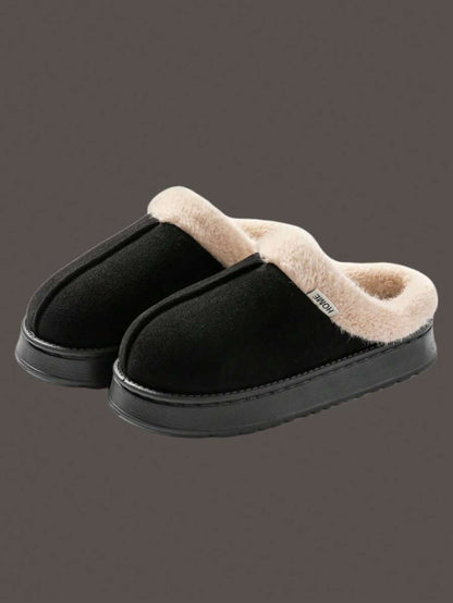 Women's Bootie | Fluffy Khaki Slippers