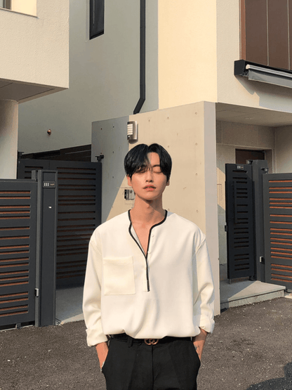 [MRCYC] loose pullover shirt st2045