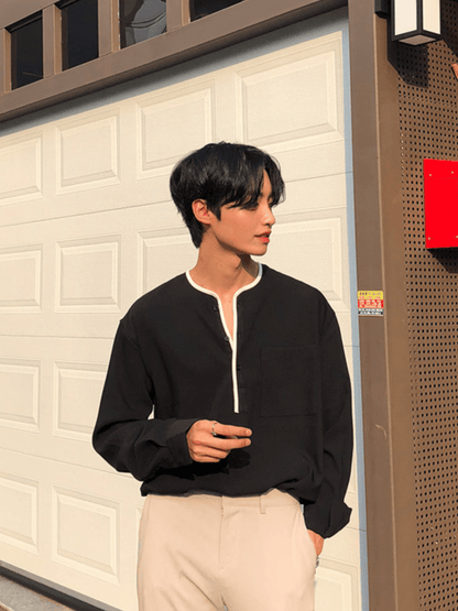 [MRCYC] loose pullover shirt st2045
