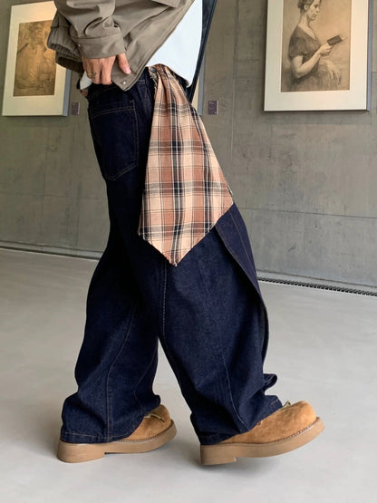 WASHED LOOSE STRAIGHT JEANS st5064