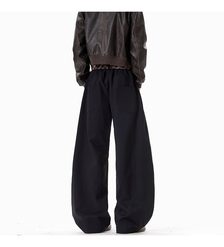 DRAPE SABER-CUT TROUSERS st5080