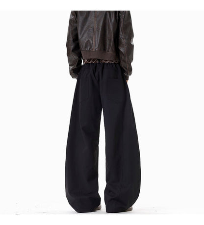 DRAPE SABER-CUT TROUSERS st5080