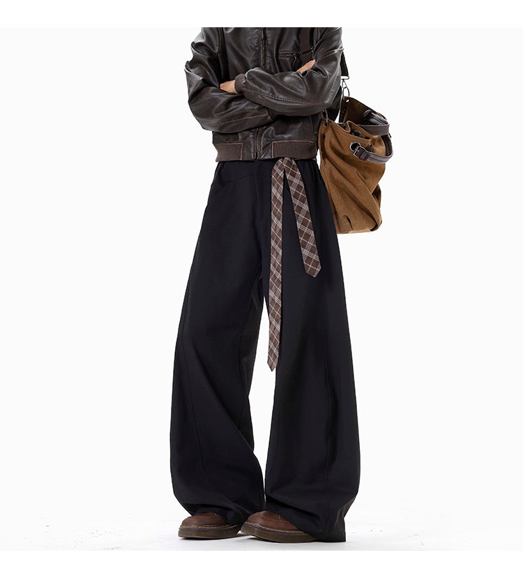 DRAPE SABER-CUT TROUSERS st5080