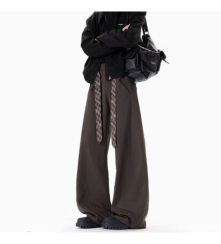 DRAPE SABER-CUT TROUSERS st5080