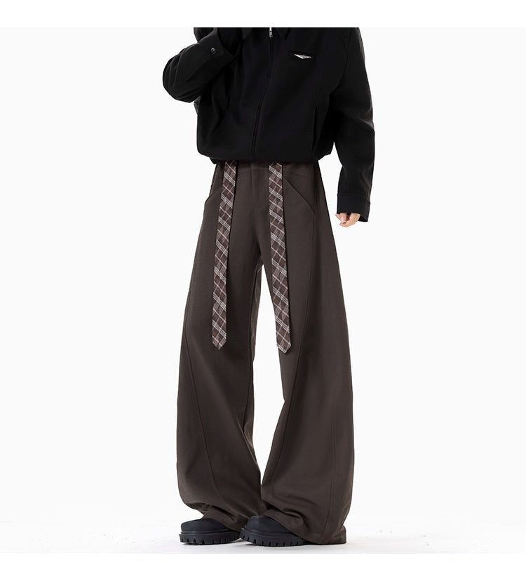 DRAPE SABER-CUT TROUSERS st5080