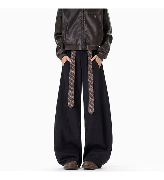 DRAPE SABER-CUT TROUSERS st5080