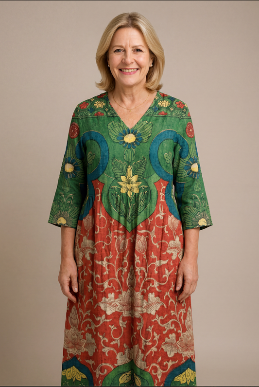 Judith | Vintage Floral Maxi Dress