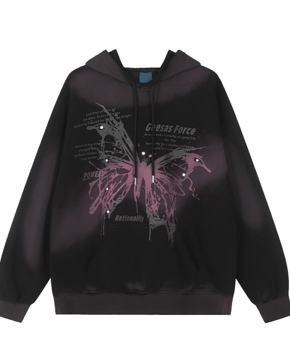 【Mz】heavy washed hooded st1892