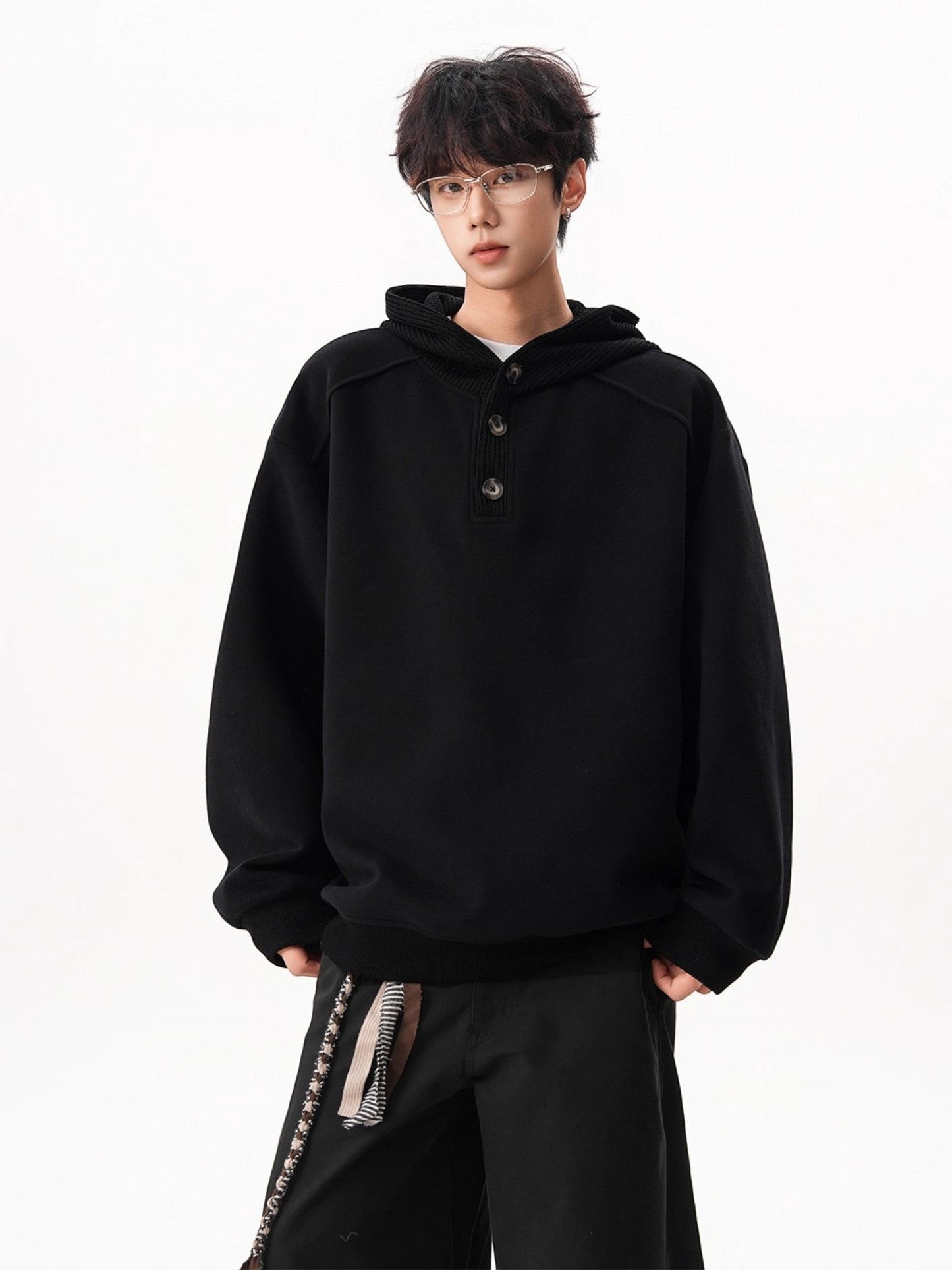 HEAVY KNIT HOODIE st5047