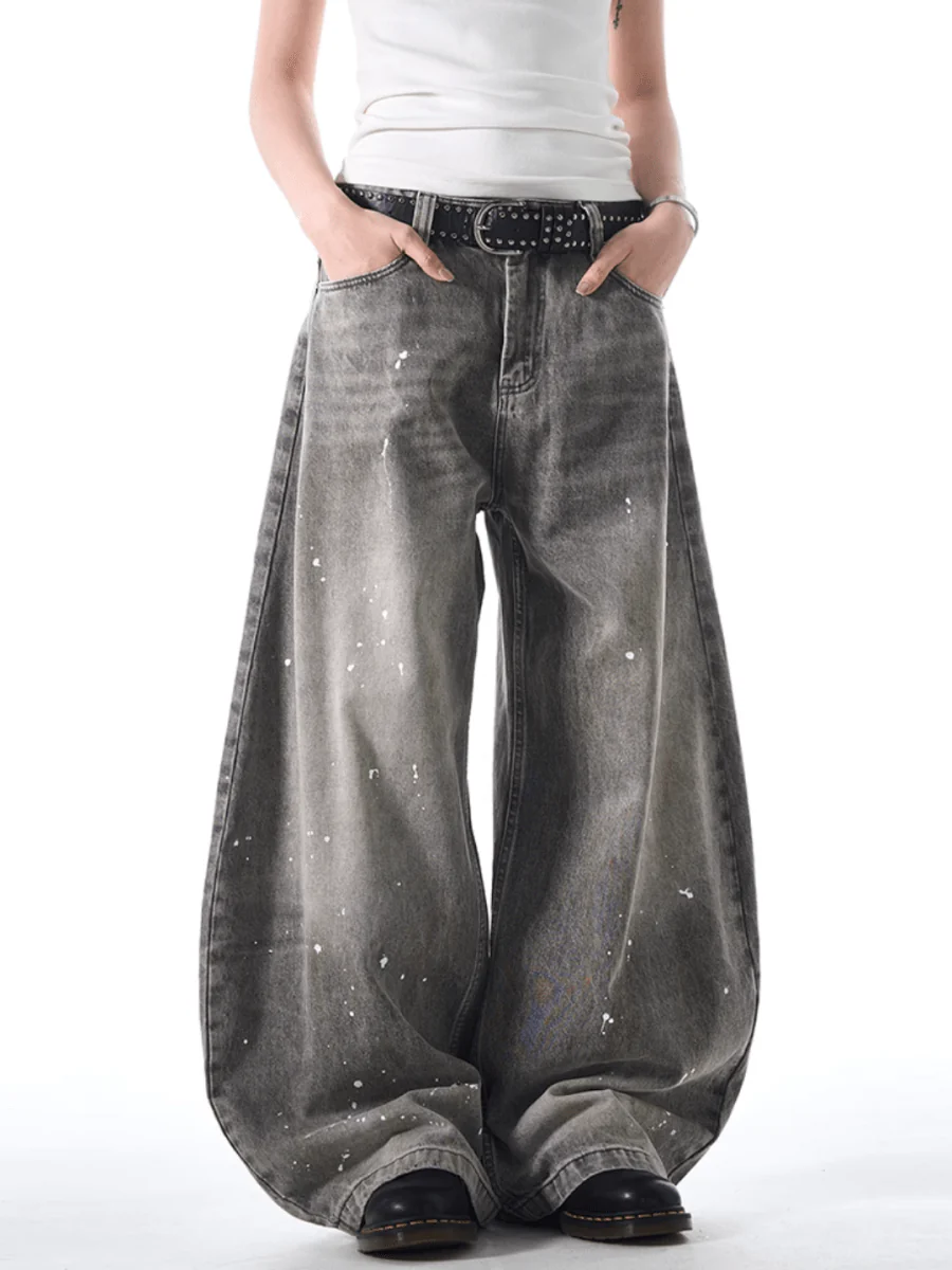 [MADWITCH] street ink wash jeans st1868