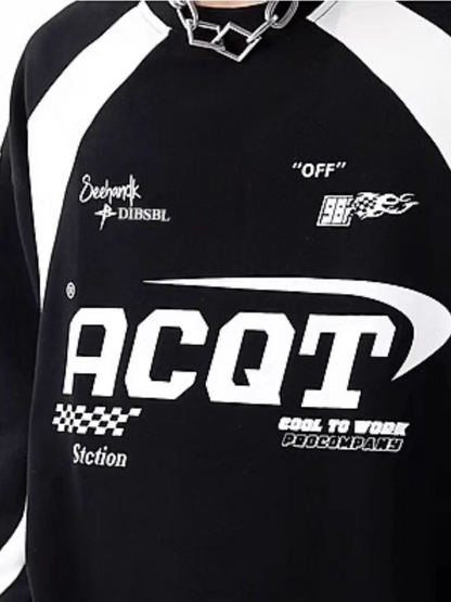 [TREND ST] High Street Round Neck Sweat st1855