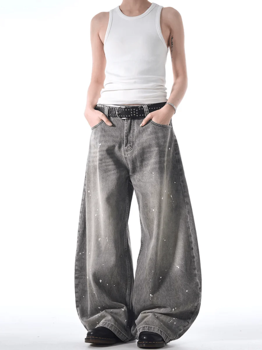 [MADWITCH] street ink wash jeans st1868