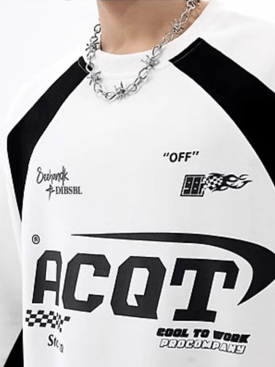 [TREND ST] High Street Round Neck Sweat st1855